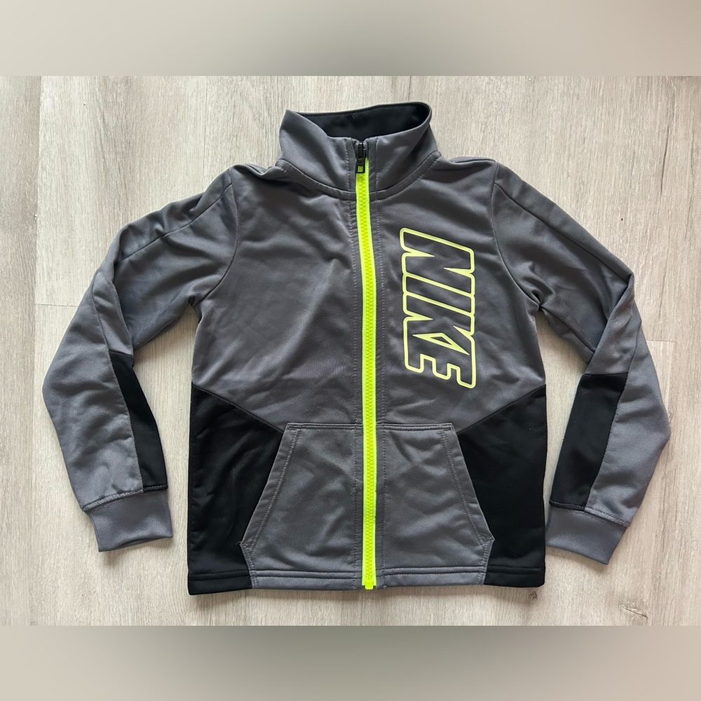 Boys Gray Nike Track Jacket - 4T